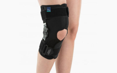 Stabilizator stawu kolanowego z szynami otwarty